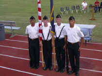 Candlelight Vigil AC Jones High School Color guard.jpg (31285 bytes)
